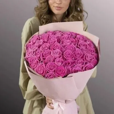 51 pink roses delivery in istanbul
