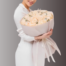 21 white rose bouquet delivery in istanbul